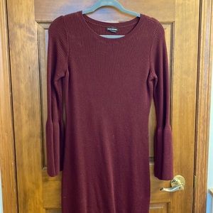 Club Monaco Sweater Dress with Bell Sleeves